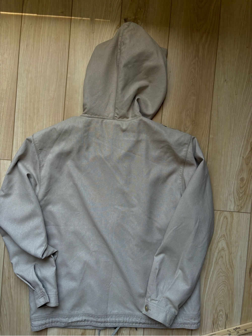 Vintage Celestial Boho Silk Patchwork Hooded Bomber Jacket - Picture 7 of 7